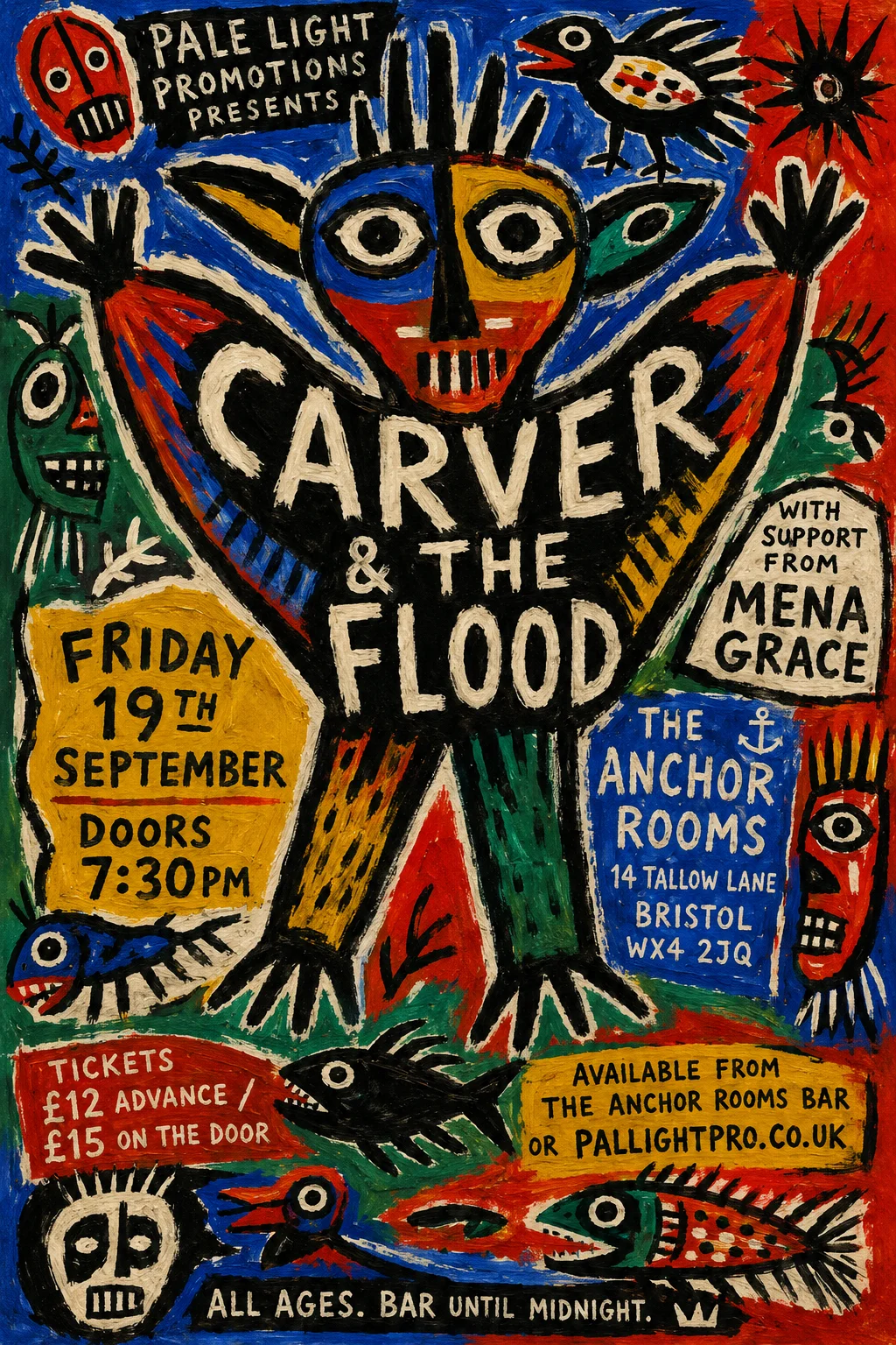 CoBrA — gig poster example