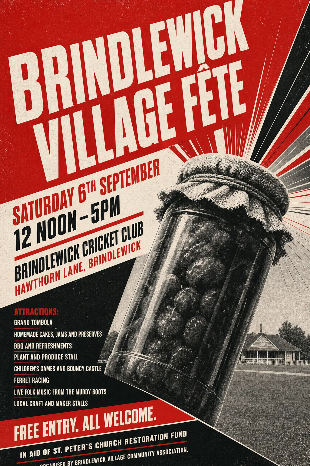 Constructivist fete poster, original bitmap