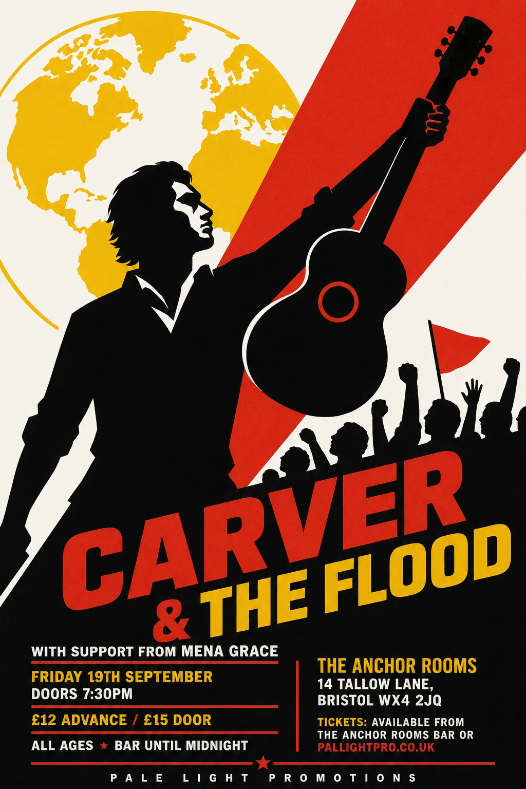Cuban OSPAAAL Revolutionary — gig poster example