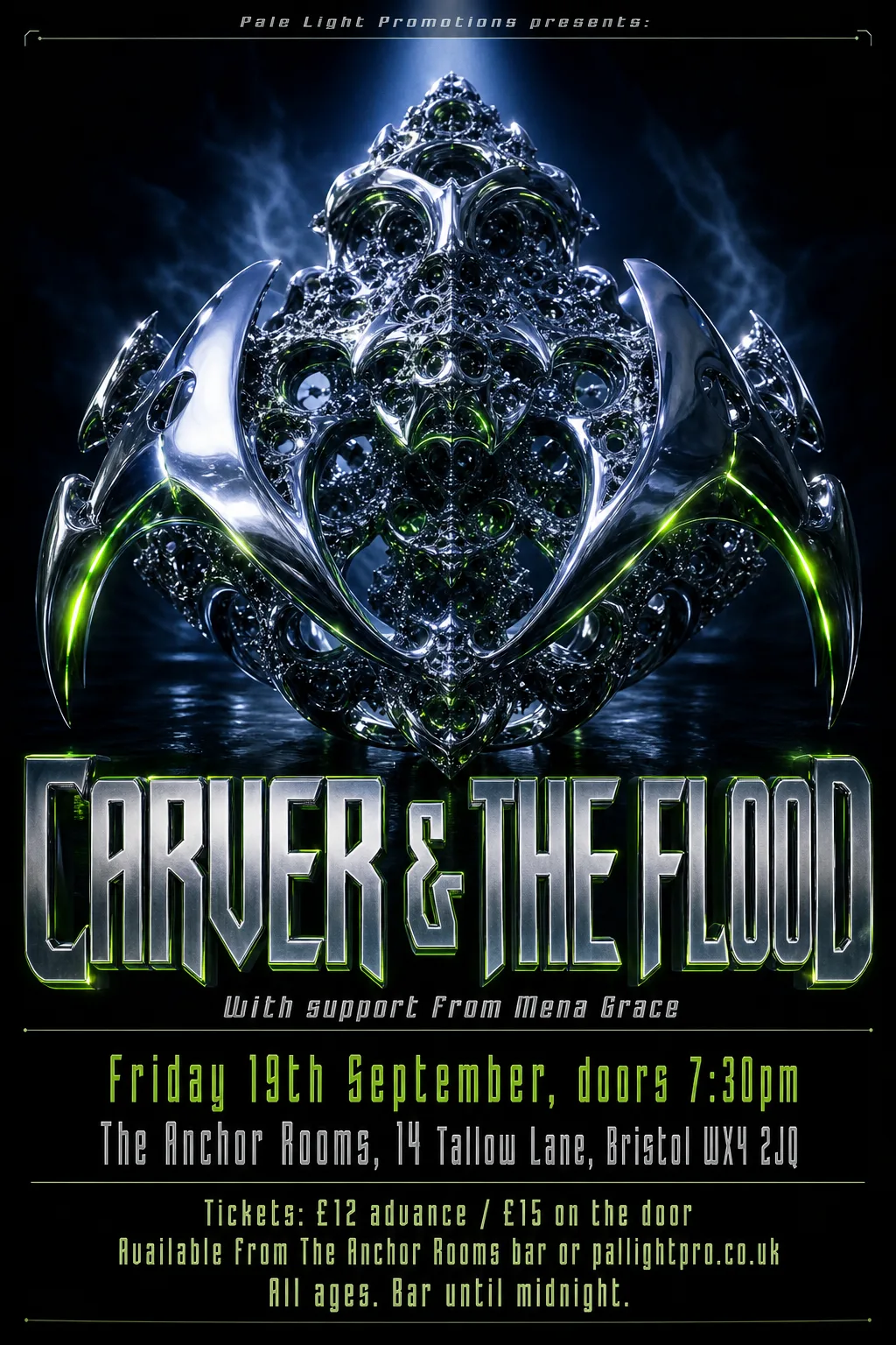 90s Drum and Bass Flyer gig poster, original bitmap