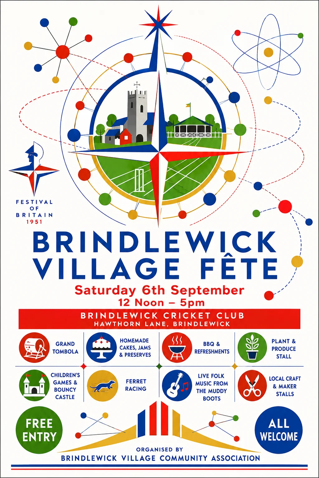 Festival of Britain — fête poster example