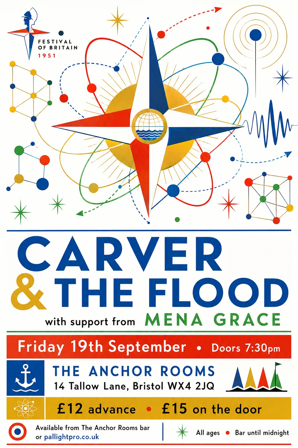 Festival of Britain — gig poster example