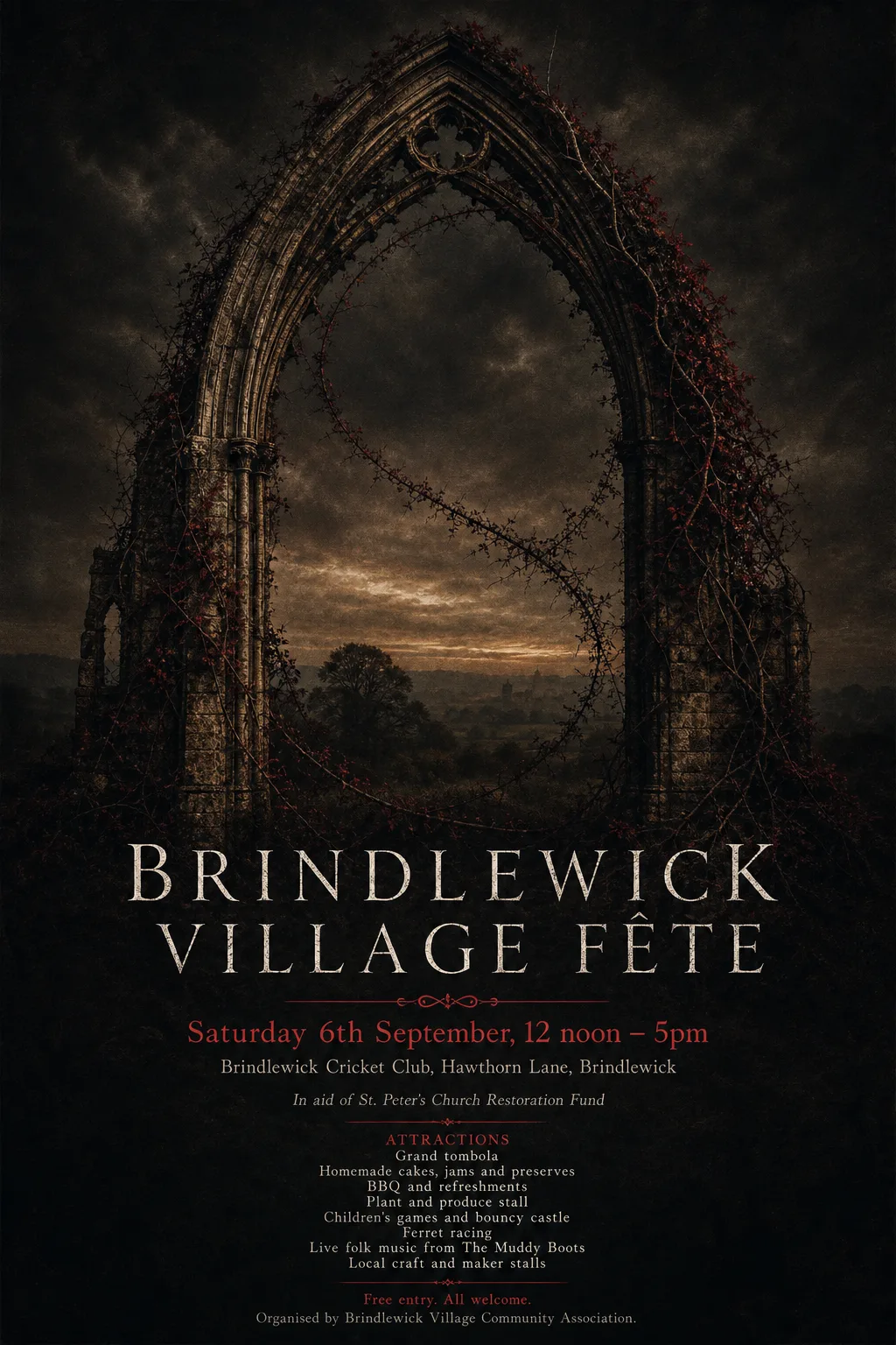 4AD Records fete poster, original bitmap