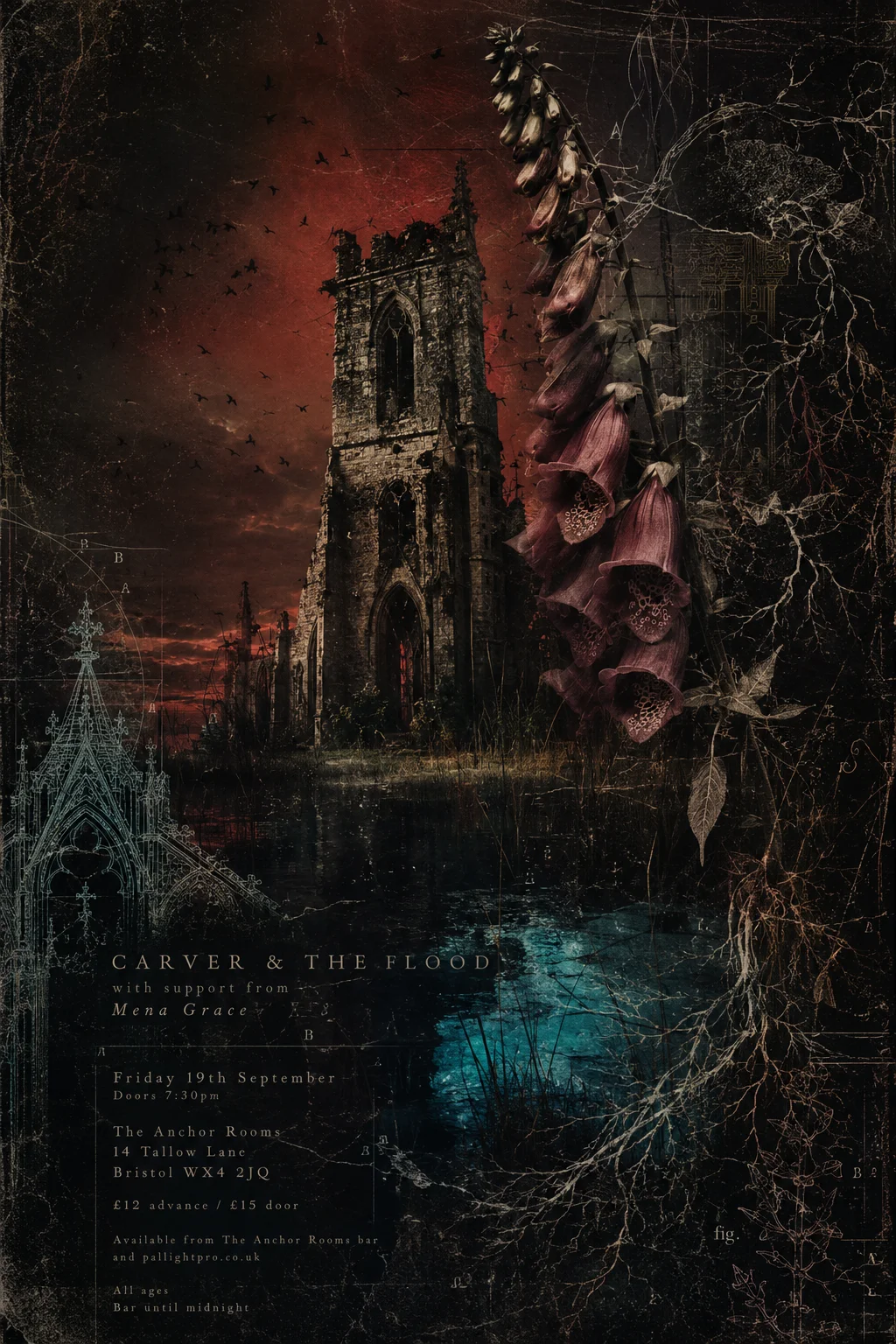 4AD Records — gig poster example