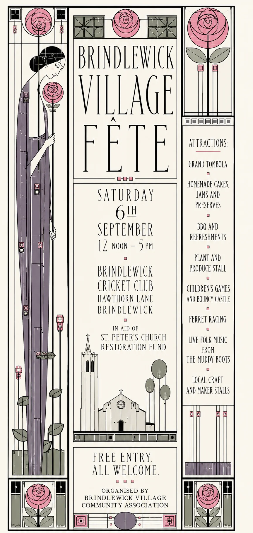 Glasgow Style — fête poster example