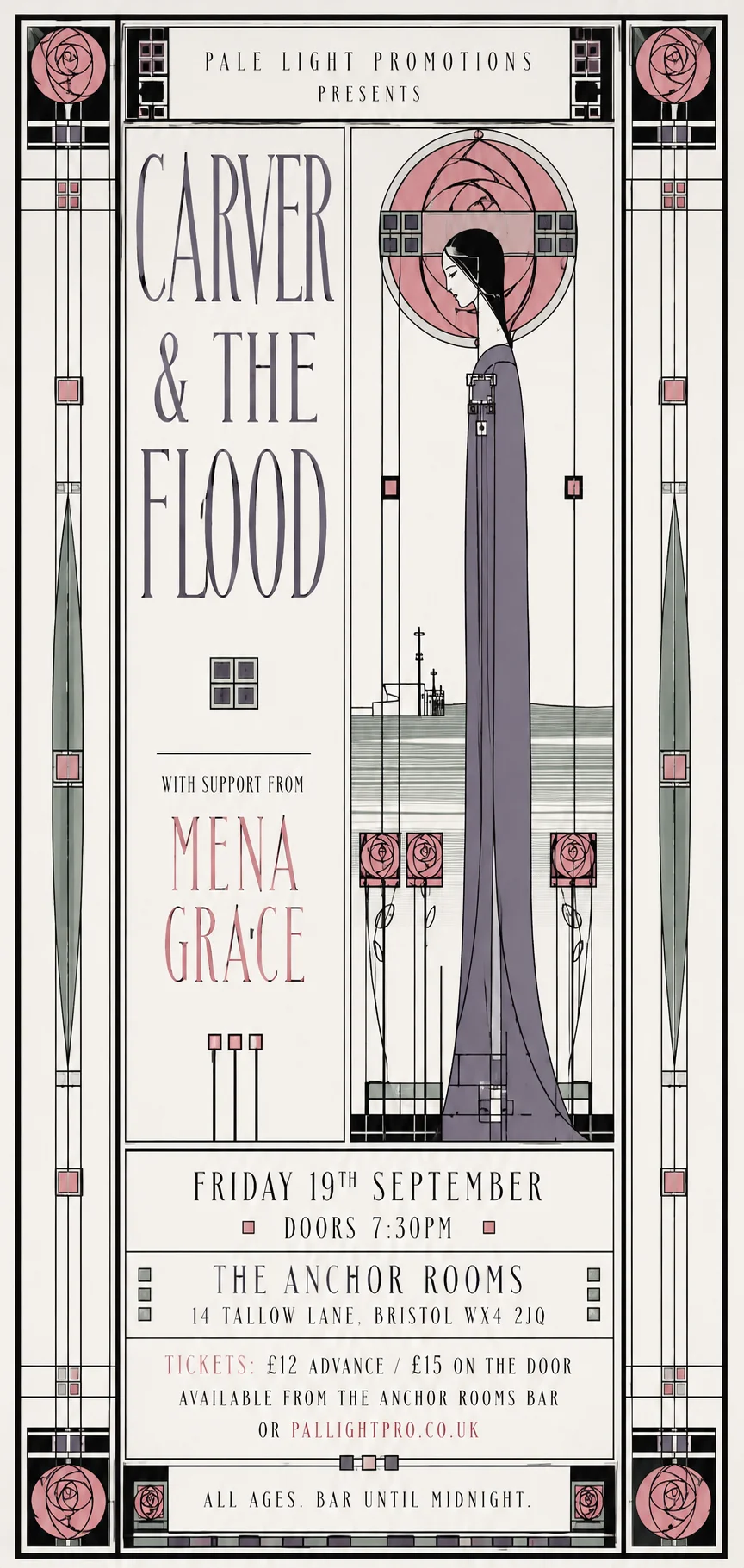 Glasgow Style — gig poster example
