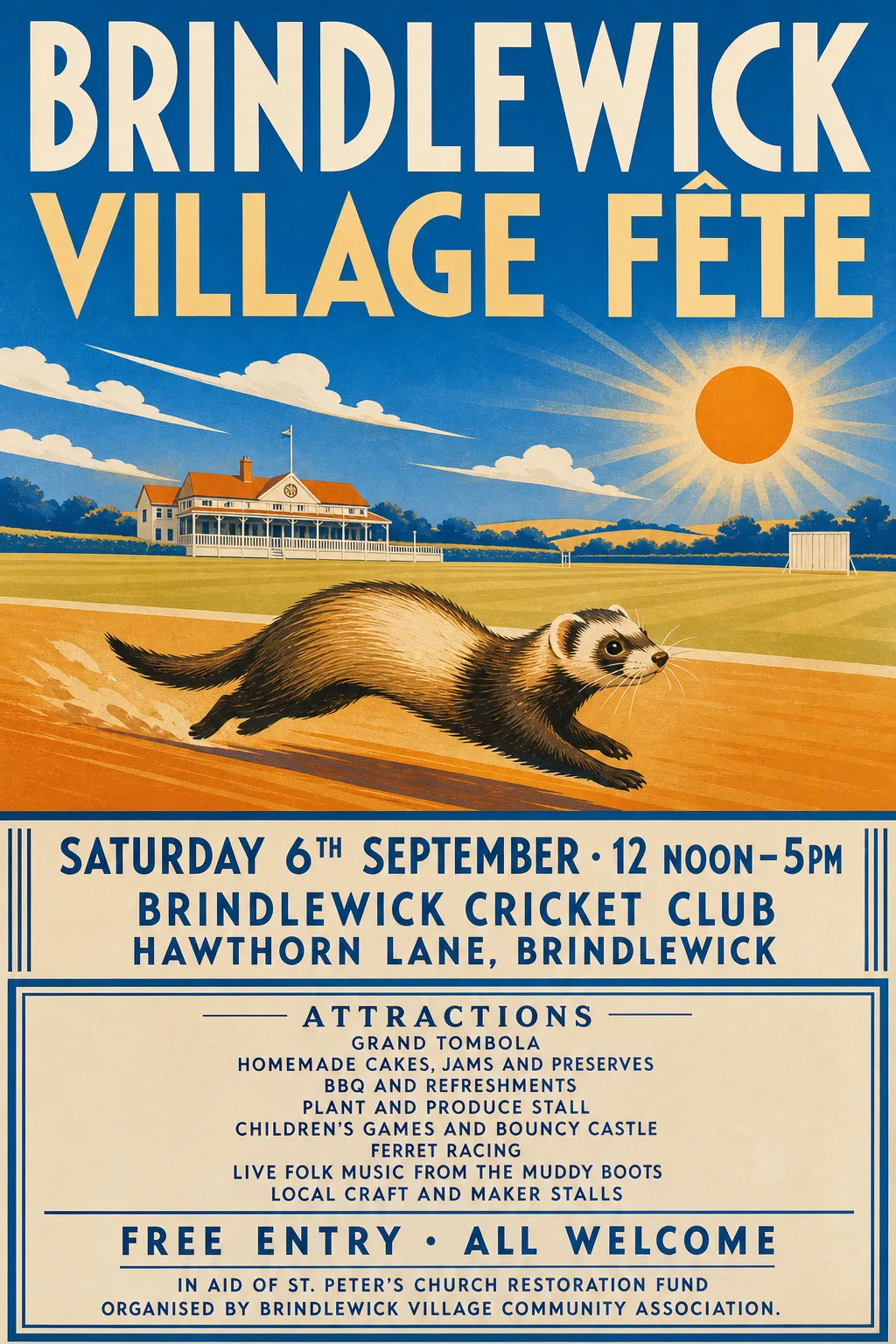 Golden Age Travel Poster fete poster, original bitmap