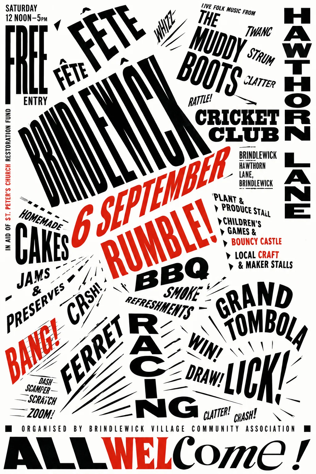 Italian Futurist Typography — fête poster example