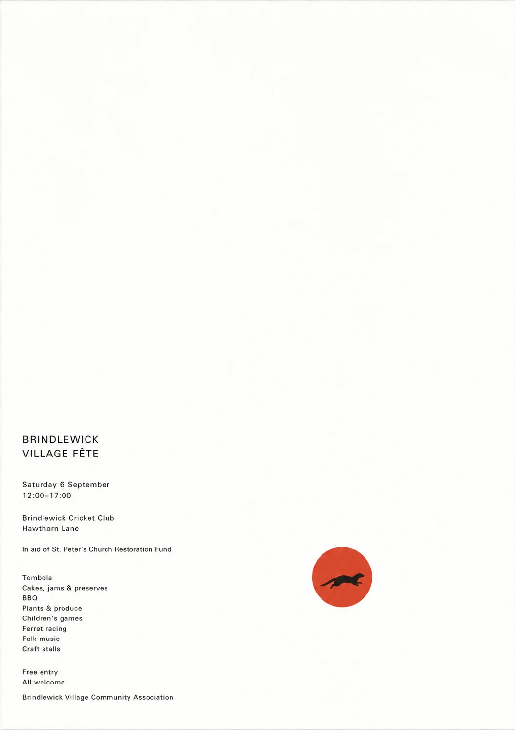 Japanese Minimal Poster — fête poster example