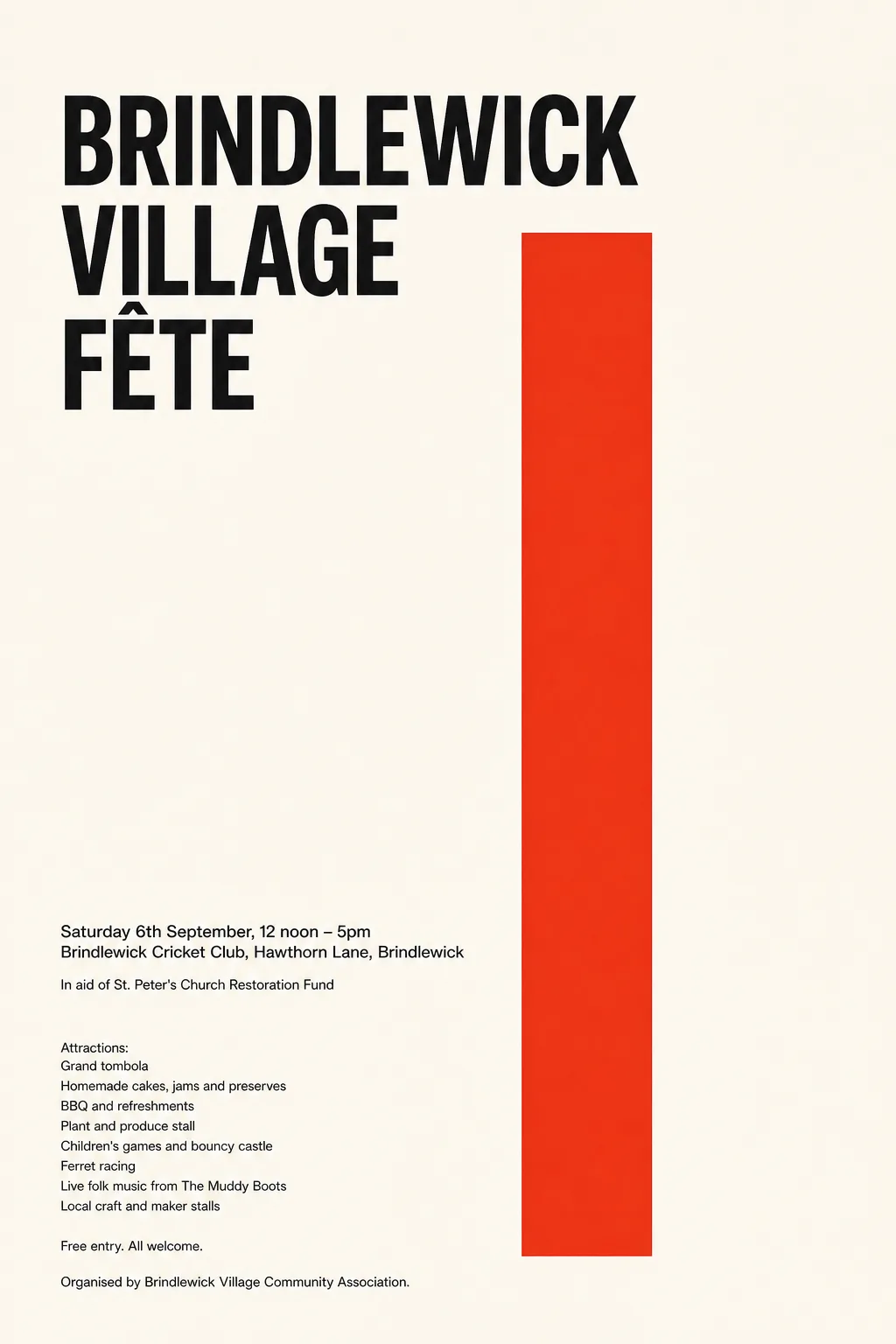 Minimalism (Art) fete poster, original bitmap