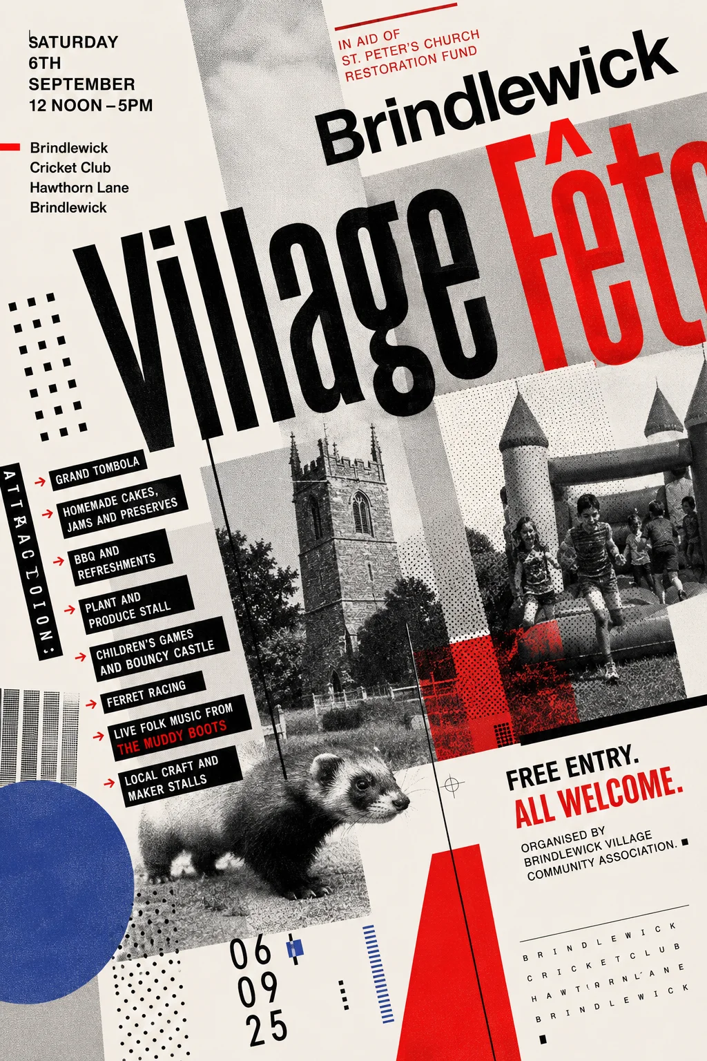 New Wave Typography — fête poster example