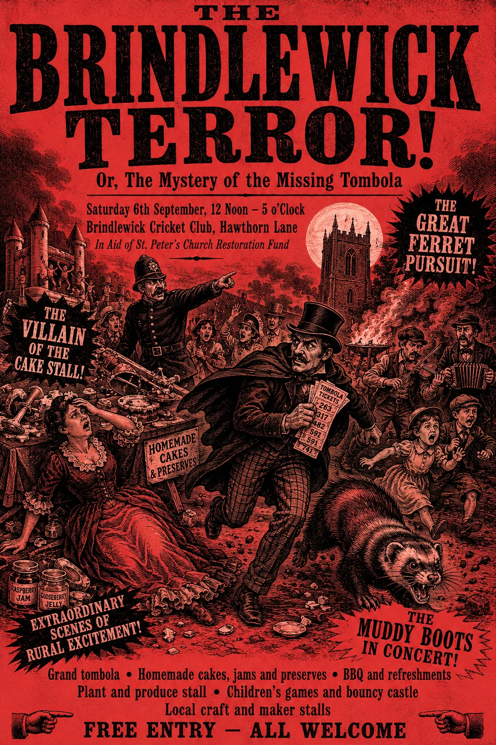 Penny Dreadful / Sensation Novel Cover — fête poster example