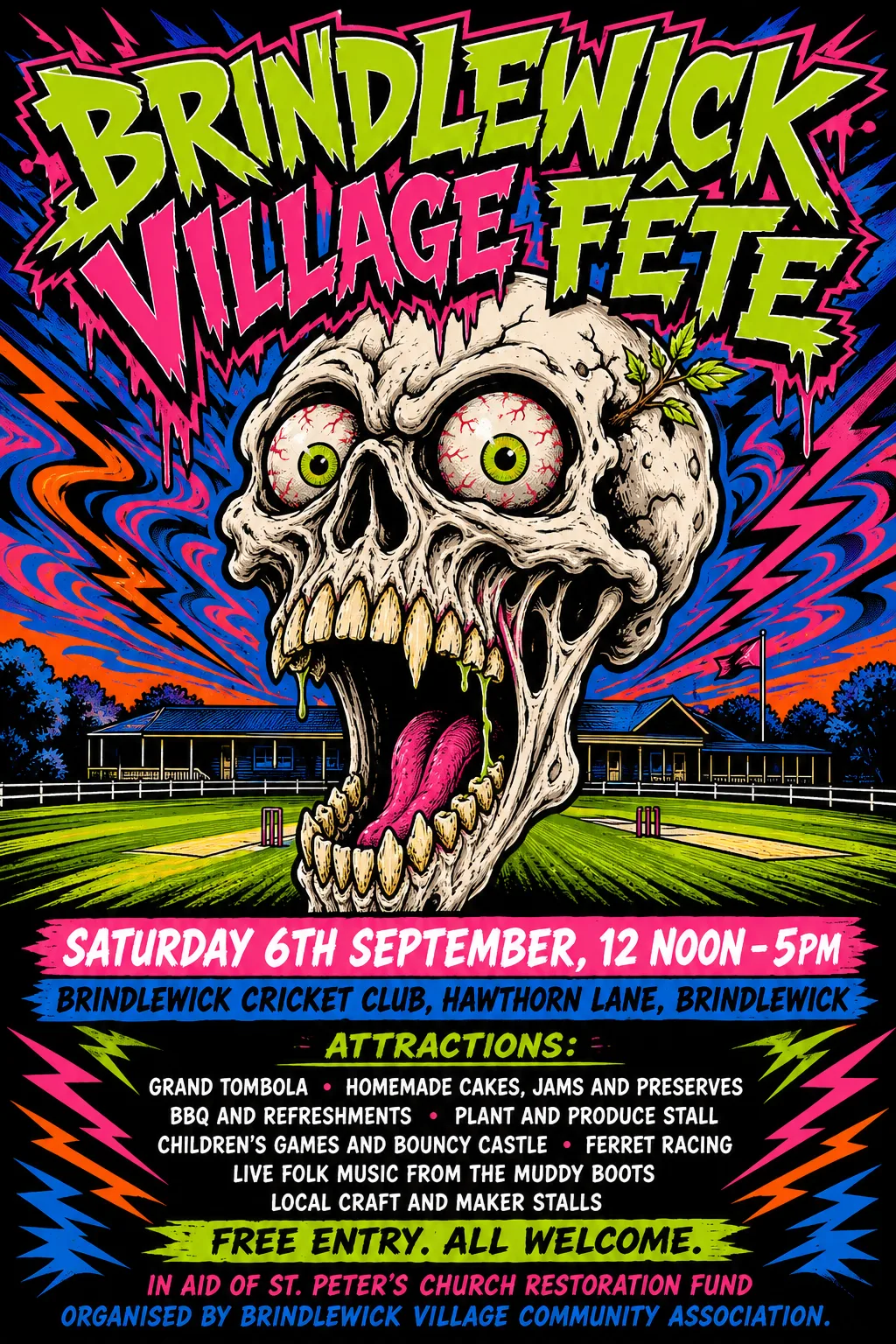 Skateboard / Street Graphics fete poster, original bitmap