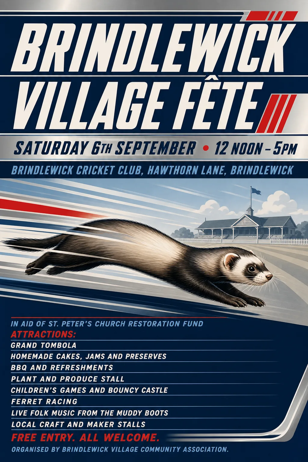 Streamline Moderne fete poster, original bitmap