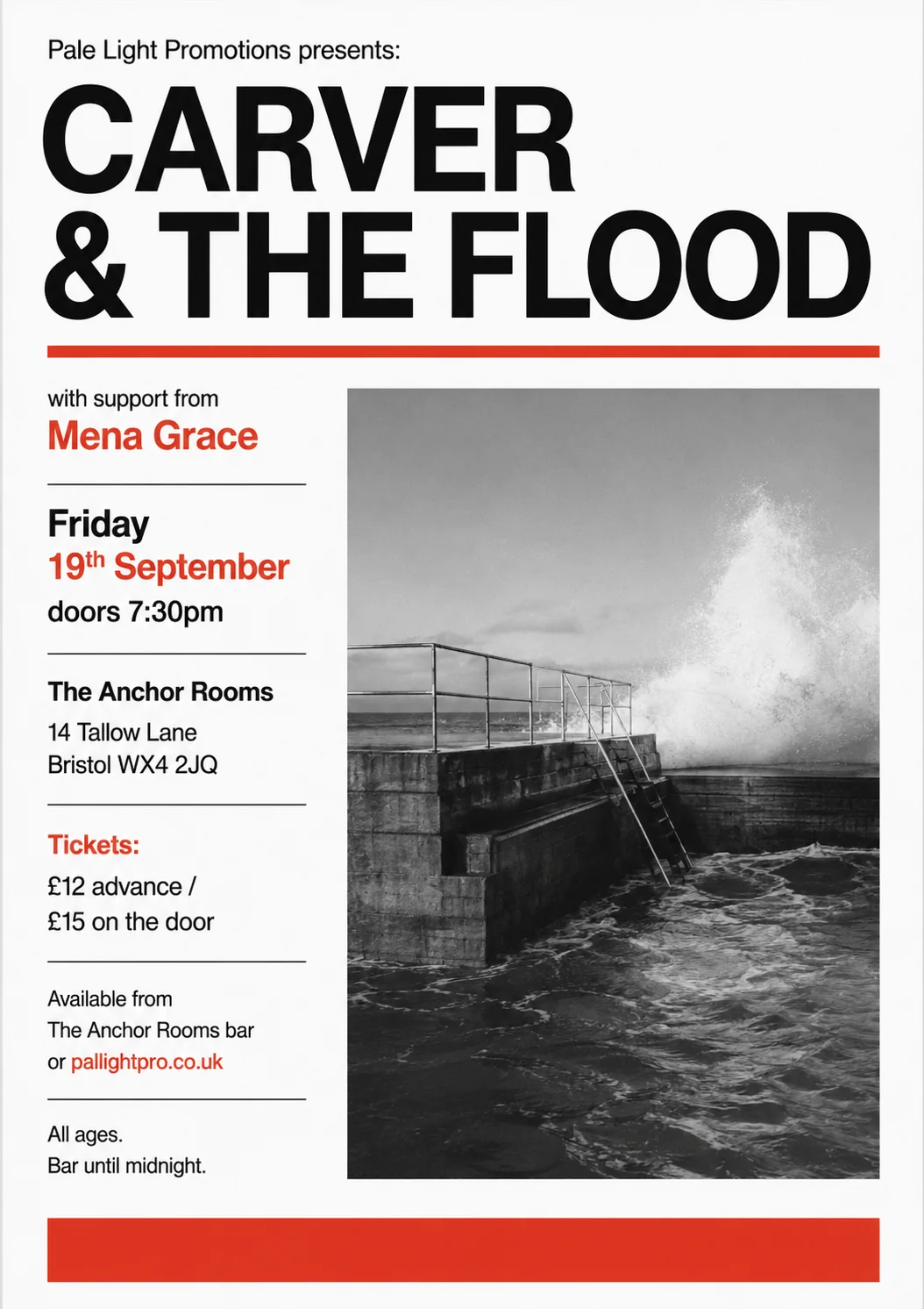 Swiss / International Typographic Style — gig poster example