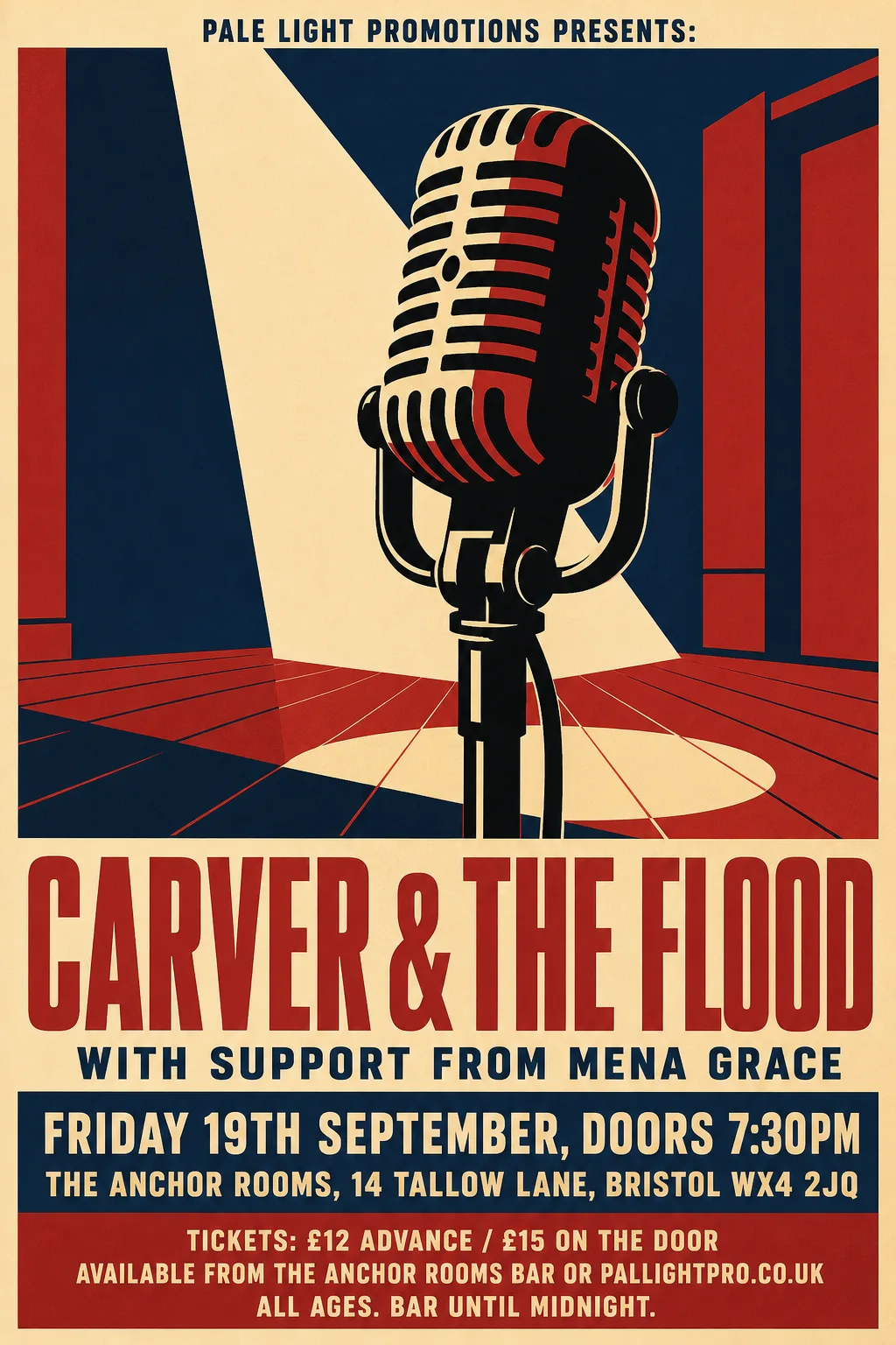WPA / New Deal gig poster, original bitmap