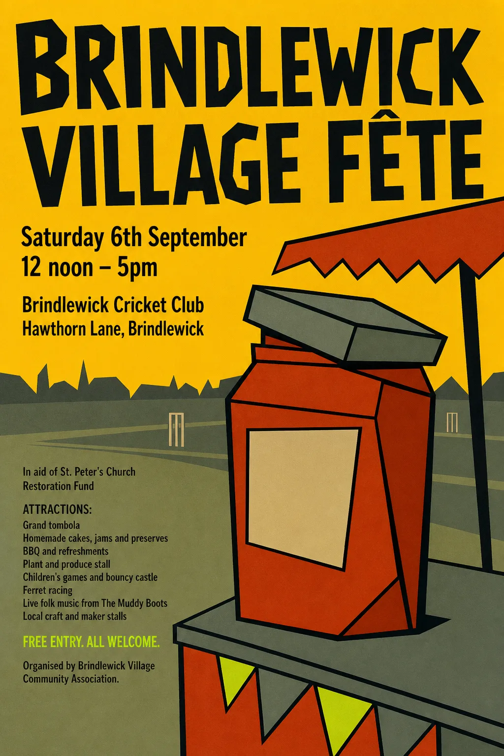 Zagreb School Animation fete poster, original bitmap