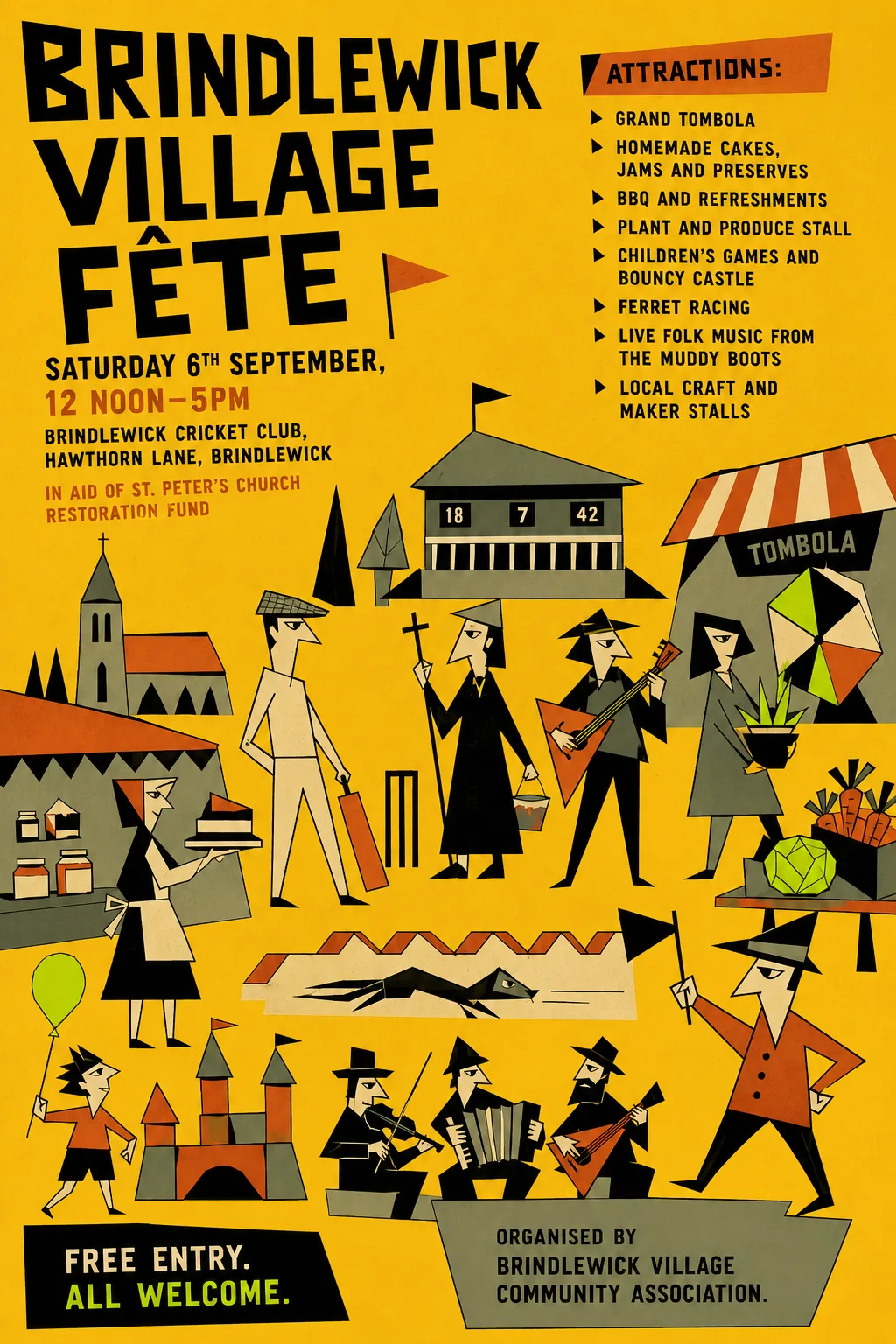 Zagreb School Animation — fête poster example
