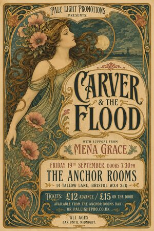 Art Nouveau gig poster example