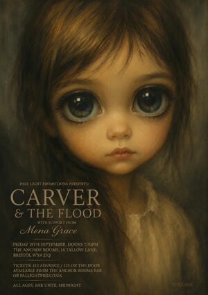 Big Eyes / Keane Waif gig poster example
