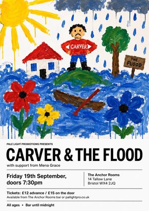 Child Poster Paint + Pro Typography gig poster example