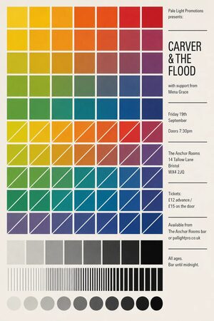 Concrete Art gig poster example