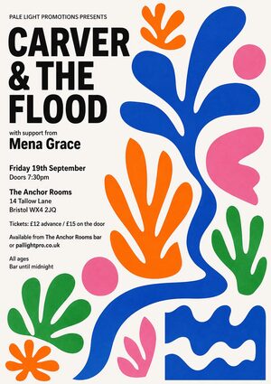 Cut Paper / Matisse gig poster example