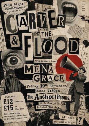 Dada Collage gig poster example