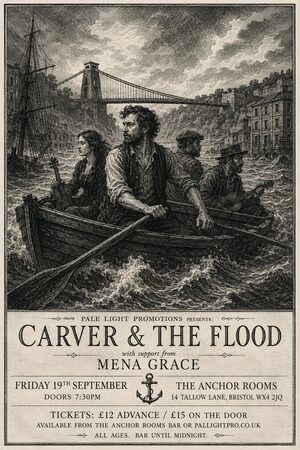 Etching / Engraving gig poster example