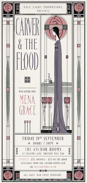 Glasgow Style gig poster example
