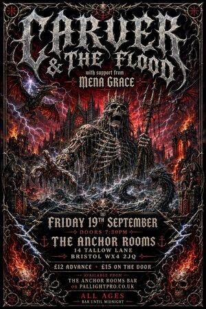 Heavy Metal Concert Poster gig poster example