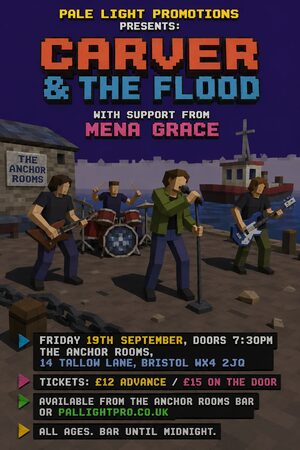 Low Poly gig poster example