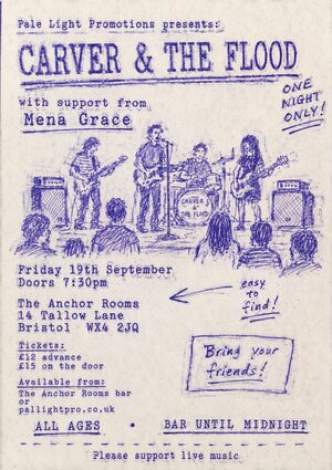 Mimeograph / Ditto Machine gig poster example