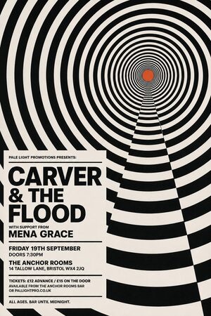 Op Art gig poster example