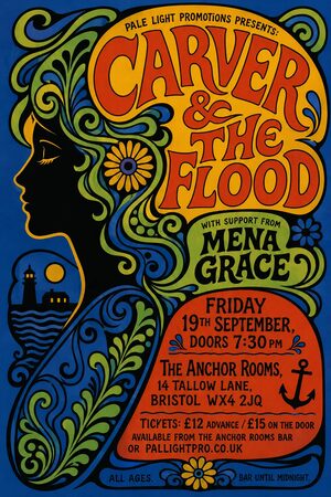 Push Pin Studios gig poster example
