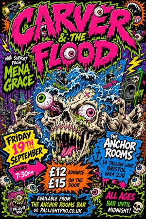 Skateboard / Street Graphics gig poster example