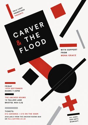 Suprematism gig poster example