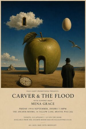 Surrealist gig poster example