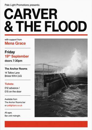 Swiss / International Typographic Style gig poster example